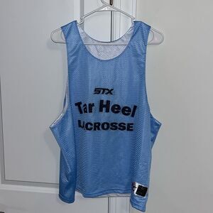 UNC North Carolina Tarheel Tar Heel Lacrosse Lax Reversible Practice Jersey L/XL